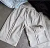 Calça Esportiva Masculina Outono Rua Y2K Cintura Alta Perna Larga Casual com Cordão Forrada de Lã Costura Cruzada Europeia e Americana