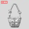 Liquidação: Bolsa Tote de Algodão com Enchimento de Penas Grande Capacidade Outono/Inverno Bolsa Nuvem Bolha Bolsa de Pelúcia Bolsa Transversal de Ombro Feminina