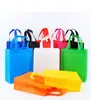 Bolsa de tela no tejida para hacer bolsa de compras bolsa de regalo publicitaria bolsa no tejida tridimensional producción en stock