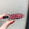 Clip de Pico de Pato con Lazo Completo de Pedrería, Nuevo Estilo Verano 2026, Pinza Versátil de Lujo Ligero para Uso Diario, para Fijar Flequillos Laterales