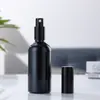 Frasco Dispenser de Óleo Essencial Vidro Preto à Prova de Luz 10ml com Ponta Conta-gotas, Frasco para Líquido de Essência, Embalagem Portátil para Skincare