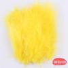 Plumas de colores hechas a mano, arte de belleza, material de trabajo, decoración de plumas, plumas hechas a mano, pelusa de plumas, precio de 1 paquete