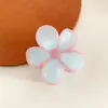 Pinza de garra dulce floral color crema estilo coreano para mujer, nuevo producto primavera-verano 2025, pasador pequeño de flor para vacaciones, accesorio para el cabello de pinza de tiburón