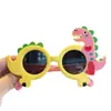 Gafas de Sol para Niños Súper Lindas y Adorables con Temática de Zoológico, Gafas de Sol Polarizadas, Gafas Pequeñas de Silicona de Dinosaurio para Bebés