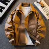 Chaqueta de Motociclista de Color Puro de Marca de Moda Personalizada para Hombres y Mujeres Streetwear Americano Holgada y Versátil Chaqueta Maillard de Piel Sintética
