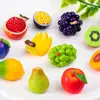 Micro-paisagem Criativa Realista Simulação Frutas Comida Brincadeira Decorações Acessórios Casa de Bebê Mini Artesanato de Resina Pequenos Enfeites