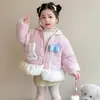 Chaqueta Acolchada de Algodón para Niñas 2026 Nuevo Estilo Ropa Gruesa de Algodón Otoño/Invierno para Niños Ropa de Principios de Invierno para Bebés Corazón de Terciopelo