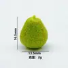 Manzana de Resina Simulada Tienda de Frutas Comida y Juego Decoración Decoración de Paisaje en Miniatura Llavero DIY Pasador Gomita para el Cabello