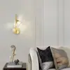 Lámpara Colgante Pequeña Artística SAKA para Dormitorio Mesita de Noche, Lámpara Colgante Creativa de Lujo Alto Minimalista Italiano para Entrada