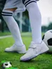 Nuevos zapatos de fútbol con tacos para entrenamiento, adecuados para niñas y niños, zapatos de entrenamiento para competición deportiva con tacos TF, específicamente para niñas y niños