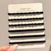Diadema elástica negra para mujer, no estrangula el cabello, no deja marcas, alta elasticidad, duradera, adecuada para coletas altas, scrunchie