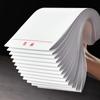 100 Folhas de Notas Adesivas, Papel Branco Destacável 80g, Blocos de Memo Pequenos e Grandes Personalizáveis