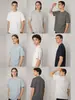 Camiseta Algodão Descente 180g Gola Redonda Personalizada Secagem Rápida Cor Lisa Ombro Normal Manga Curta Camisa Cultural Impressão Personalizada