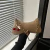 Bolso de axila tejido tipo baguette de verano para mujer 2026 nuevo moda elegante bolso de hombro versátil bolsa de paja ins moderna