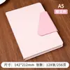 Cuaderno A5 con Hebilla Magnética, Engrosado con Hebilla, Cuaderno Grabado para Oficina de Negocios, Set de Caja de Regalo Personalizada