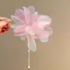 Nuevos Colores Flor Phalaenopsis Pinza de Pato Pinza para el Cabello en la Parte Posterior de la Cabeza para Mujer Pinza Horizontal Lateral Pasador
