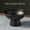 Plato de Frutas de Estilo Chino con Patas Altas Bandeja de Cerámica Adornos de Frutas para Sala de Estar Plato Decorativo Plato para Refrigerios Plato para Adorar a Buda Pequeño para el Hogar