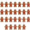 Nuevos Adornos Colgantes Decorativos de Hombre de Jengibre Navideño Adornos Colgantes para Decoraciones del Árbol de Navidad Hombre de Galleta con Letra Navideña