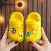Chinelos infantis verão meninas fofos sola macia antiderrapante sandálias infantis infantil bebê sapatos buraco meninos
