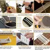 Traje de 55 Piezas de Herramientas de Mantenimiento para Guitarra Traje de Herramientas de Reparación para Guitarra Ukulele Bajo Banjo