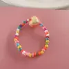 Pulsera de cuentas de color princesa de temperamento lindo de dibujos animados más vendida pulsera de joyería para niños y mujeres de color caramelo al por mayor