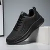 Zapatillas de cuero para hombre de talla grande para otoño e invierno, zapatos casuales para hombre para todas las estaciones, zapatos para caminar ultraligeros, zapatos de viaje para hombre