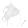Nuevo Tocado de Malla con Plumas Nupciales Europeas y Americanas para Festival de Carreras de Caballos Tocado Retro Flor para el Cabello Accesorios para el Cabello Diadema de Amazon