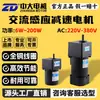Fabricante de motores reguladores de velocidad Zhongda, motorreductor monofásico de CA de 220 V y 380 V, 6 W-200 W.