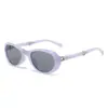 Gafas de sol plegables estilo Yu Shi para hombre y mujer, nuevo modelo 2026, gafas de sol retro de ojo de gato de alta gama anti-UV