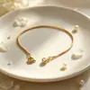 Pulseira de osso de cobra com diamantes redondos mais vendida da Amazon, luxo leve e sensação de alta qualidade, joia simples e única, estilosa e versátil