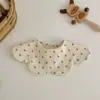 Baberos para Bebé para la Temporada Primavera/Verano 2026, Algodón Puro, Clase A, Baberos para Recién Nacidos, Baberos de Pétalo para Niños de 1-2 Años, Adecuados para Todas las Estaciones