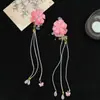 Pinza Pequeña para el Cabello con Borla de Margarita Super Hada para Niños, Pasador para Niñas Pequeñas, Pinza Fijadora para Dos Chongos, Accesorio para el Cabello