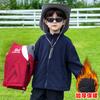 Chaqueta Tres en Uno para Niños Otoño e Invierno 2025 Nueva Ropa Acolchada para Niños Bebé Fresca y Guapa Ropa para Exteriores