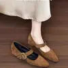 Zapatos Mary Jane Nuevos de Primavera 2026 para Mujer con Hebilla de Una Correa, Punta Cuadrada, Suela Suave, Tacón Grueso Versátil