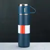 Conjunto de Presente de Caneca Térmica de Negócios de Alta Qualidade, Uma Caneca, Três Tampas, Caneca de Chá de Aço Inoxidável 304, Caneca de Presente para Companheiro de Compra em Grupo