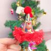Decoraciones Navideñas 2024 Super Hada Niña Sombrero Navideño Pasador para el Cabello Vestido de Fiesta Infantil Pasador para el Cabello Lindo Top de Alce
