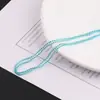 Corrente de Contas de Eletroforese Multicor 1,5mm Corrente de Contas Onduladas Corrente para Bolsa de Boneca Artesanal DIY Corrente de Chaveiro para Bagagem Acessórios