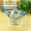 Comércio exterior fornecimento caixa de doces criativa galvanoplastia ouro e prata duas cores redonda Caixa de Doces Coroa fábrica Yiwu atacado direto