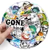 50 adesivos originais de grafite de pesca personalizados transfronteiriços criativos decorativos para exterior, copo de água, capa de telemóvel, caixa de pesca adesivos