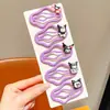 Grampo de Cabelo Nuvem para Crianças BB Clip Clip de Testa Acessório de Cabelo para Meninas, Ornamento de Cabelo para Fios Soltos, Presilha para Franja Lateral, Grampo Colorido