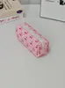 Bolsa de Maquillaje Vertical Estilo Ins de Gran Capacidad, Compartimentos Portátiles, Linda Neceser de Cerezas, Bolsa de Almacenamiento de Cosméticos para Niña