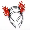Nueva Alargadora 14 Oro Claro Orejas de Conejo de Seda Orejas de Gato Diadema Luz LED Diadema de Orejas de Conejo con Plumas Diadema de Navidad