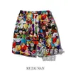 Pantalones de Chándal para Caminar de Anime Naruto para Hombre, Shorts Finos de Verano, Sueltos, Casuales, Pantalones de Playa para Adolescentes