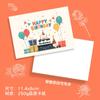 Tarjetas de Cumpleaños en Inglés Transfronterizas, Recuerdos, Regalos, Decoraciones Florales para Pasteles, Tarjetas con Mensajes de Bendición, Tarjetas Pequeñas al por Mayor