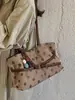Bolso tote de moda con lunares estilo coreano, bolso de hombro de moda con bloques de color de nicho, bolso de hombro elegante y fresco de gran capacidad
