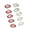 Pacote com 10 Presilhas de Cabelo Infantis Fofas com Bolinhas para Meninas, Presilhas Laterais Versáteis com Estrela de Cinco Pontas para Franja