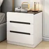 Armário de armazenamento multifuncional de luxo moderno e leve, armário de armazenamento de cabeceira simples e econômico, mesa de cabeceira minimalista para quarto