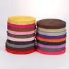 Fita de borda de seda colorida de 2 cm/2,2 cm para bagagem, artigos têxteis para casa, acessórios para roupas, fita de borda de criptografia preta