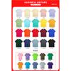 Camiseta Uniforme Colorida de Formatura do Jardim de Infância Personalizada para Estudante do Ensino Fundamental Reunião Esportiva em Família Manga Curta Acampamento de Verão Infantil Uniforme de Equipe