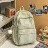 Mochila Pequeña Dulce y Linda para Niña de Nuevo Estilo Primaveral de Alto Valor Estético para Salidas de Primavera, Bolso Escolar Estilo Universitario a Cuadros para Estudiante